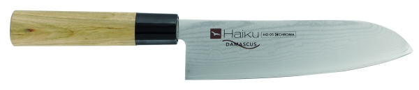 HD05 Haiku Damast Gemüsemesser Santoku 17 cm